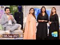 Good Morning Pakistan - New Drama Serial 'Berukhi' Cast Special - 15th September 2021 - ARY Digital