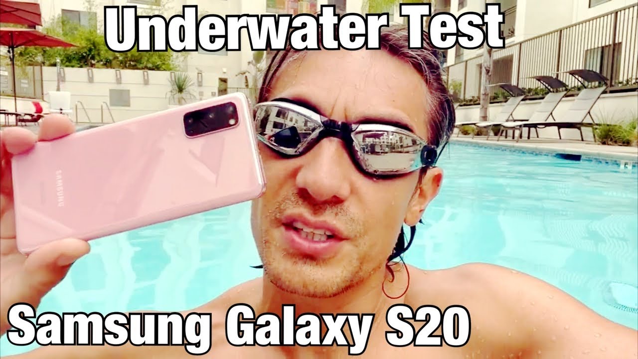 Galaxy S20: Underwater Swimming Pool Test (Front/Back Side Video + Photos)