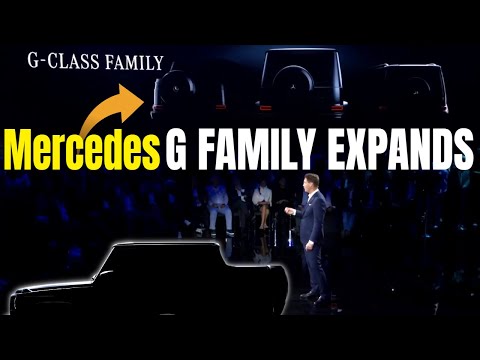 New Mercedes G Class Family Announced at at IAA MOBILITY