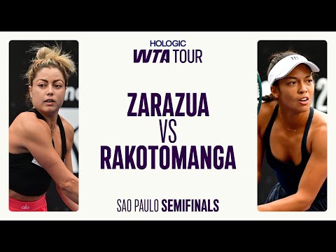 Renata Zarazua vs. Tiantsoa Rakotomanga | 2025 Sao Paulo Semifinals | WTA Match Highlights