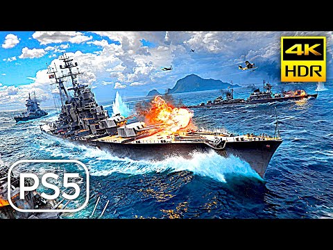 World of Warships Legends [PS5™4K HDR] Next-Gen Graphics Gameplay PlayStation™5