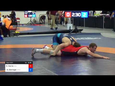2018 Marine Corps US Open/Senior Men's Freestyle 79 Rnd Of 16 - Hayden Harris (CMWC) Vs. Alex Dier