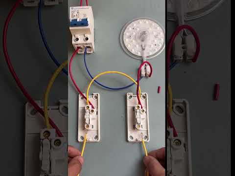#Plumbing Wiring# Single Switch Double Controller Wiring Method #