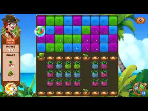 Lost Island: Blast Adventure - Level 476 (No Boosters) HD