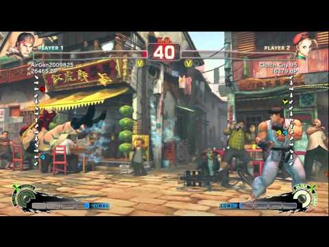 Air [Ryu] vs Clutch City 95 [Cammy] SSF4 Ranked Matches - Xbox Live - TRUE-HD