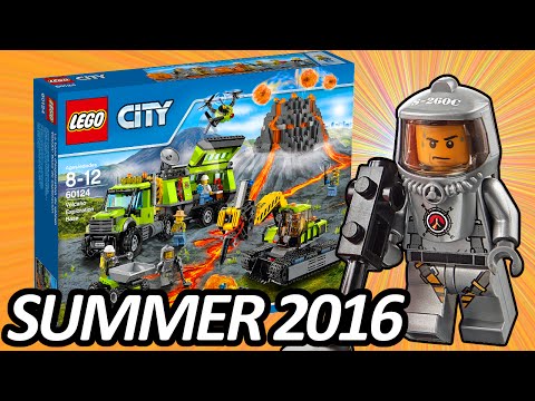 LEGO CITY Volcano Exploration Base (60124) 2016 Summer Set ALL Official Pictures - レゴ シティ
