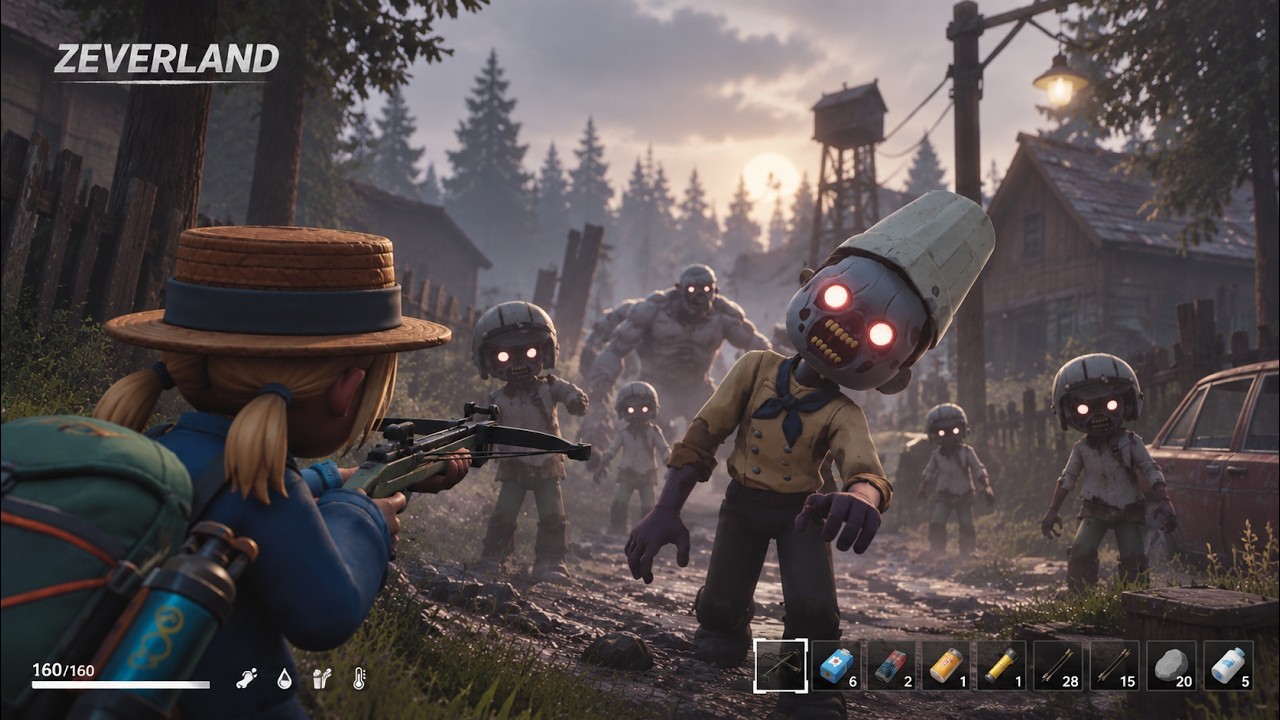 ZEVERLAND: NUEVO juego ZOMBIES en MUNDO ABIERTO 