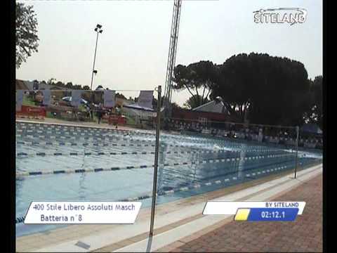 Serie 8 dei 400 Stile Libero  Assoluti Maschi Master - 11 Memorial Andrea Bettiol