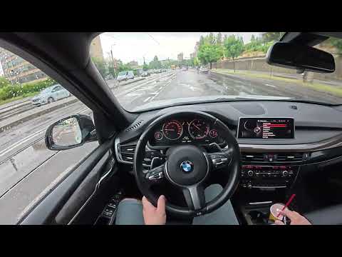 BMW X5 XDRIVE 40D: Rainy POV Drive