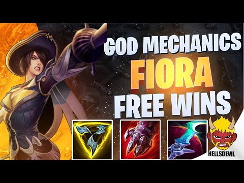 WILD RIFT | GOD FIORA MECHANICS = FREE WINS! | Challenger Fiora Gameplay | Guide & Build