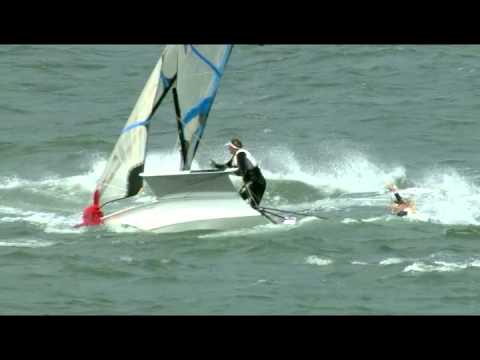 49er Sailing Highlights - 2015 Hyeres World Cup - 49erFX Medal Race