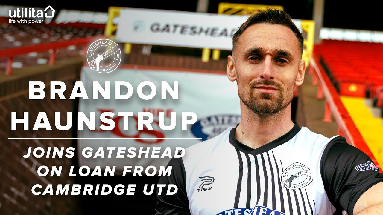 “I was very keen to get here!” 👊 | Brandon Haunstrup joins Gateshead on loan | INTERVIEW