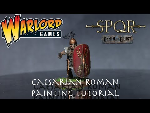 Tutorial:   Painting an SPQR Caesarian Roman!