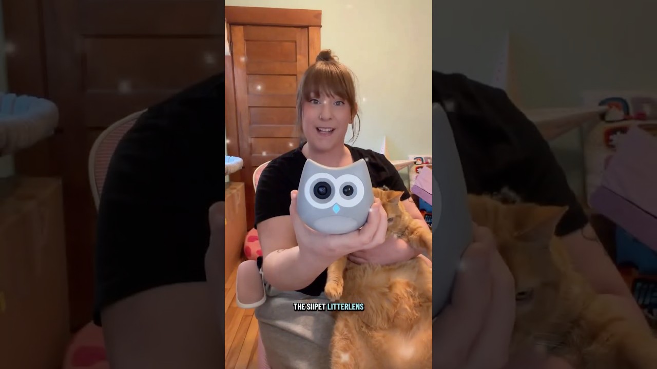 An adorable camera that could save you thousands in vet bills. 🧡We LOVE the @siipetofficial Litter Lens!