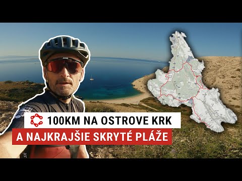 Prešiel som 100km na bicykli na ostrove KRK 🇭🇷  a našiel tie najkrajšie skryté pláže