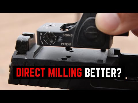 Direct milling VS optic plate - for handgun optics