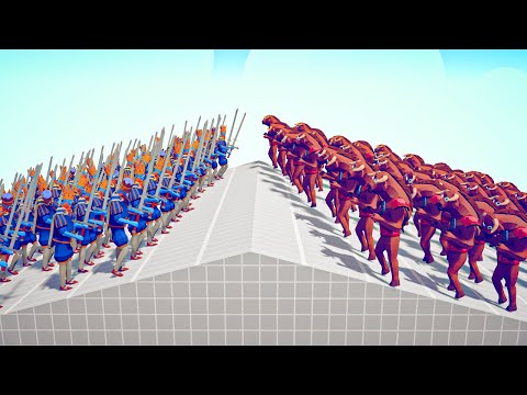 50x MEDIEVAL ARMY ⚔️ VS ⚡ 50x ANCIENT ARMY / Totally Accurate Battle Simulator ( TABS )