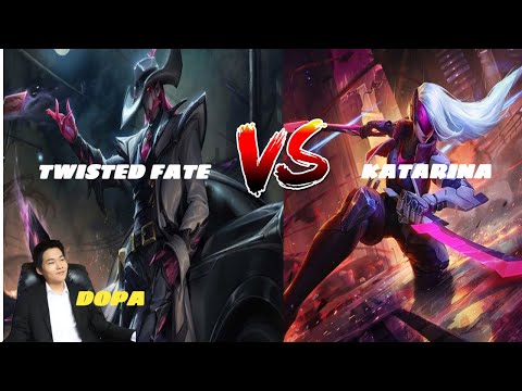 Dopa Stream | Twisted Fate vs Katarina MID | Dopa Solo Rank 🔥