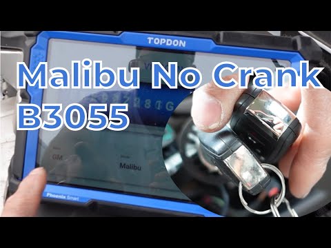 2015 Malibu No Crank B3055 Diag with Topdon Phoenix Smart