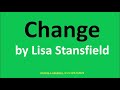 Change By Lisa Stansfield Lyrics 1991