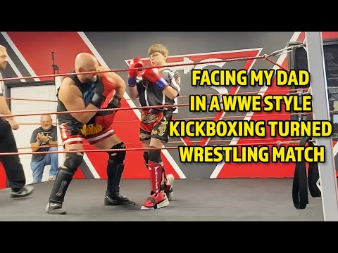 My first big Pro Wrestling Match! I face my dad in a Kickboxing match that turns WWE style. Dec 2025