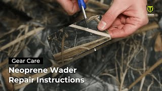 TideWe Gear Care | Neoprene Wader Repair Instructions
