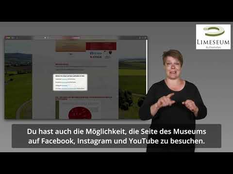 LIMESEUM Homepage Barrierefreiheit Navigation