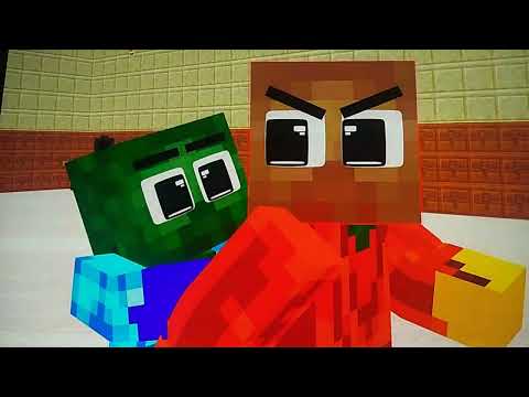monster school baby zombie and baby zombies don't what MINECRAFT ANIMATION