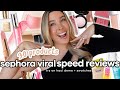 SEPHORA SPRING TRY ON HAUL * MOST HELPFUL SPEED REVIEWS of NEW VIRAL MAKEUP * 30+ PRODUCTS DEMO ♡