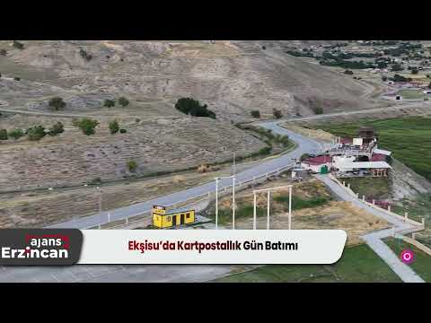 Ekşisu’da Kartpostallık Gün Batımı