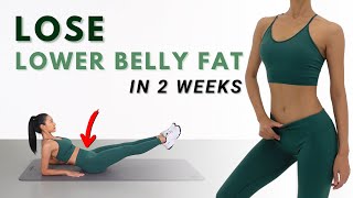 LOSE LOWER BELLY FAT in 2 weeks - 10 MIN Lower Abs Workout