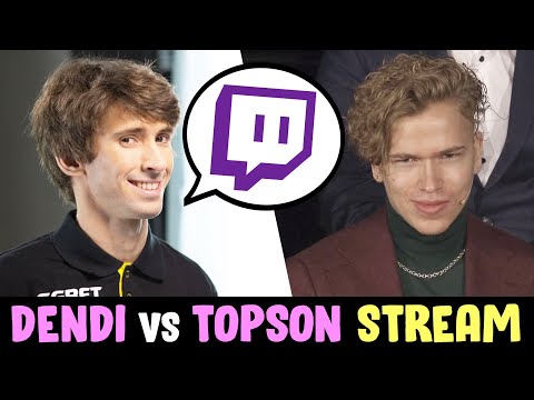 DENDI vs TOPSON mid — on stream with VOICE