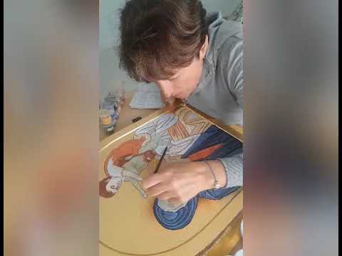 Laboratorio Sant'Anna  icone dipinte a mano con foglia d'oro, tempera ad uovo e pigmenti naturali.