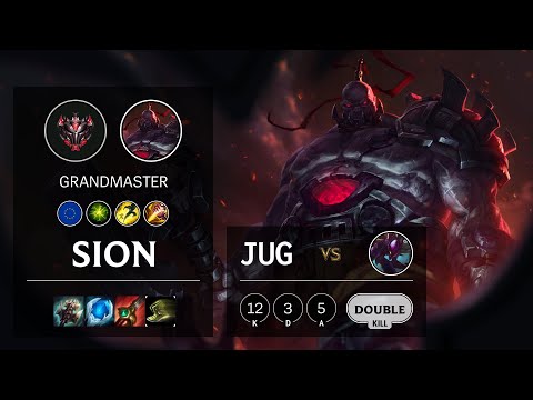 Sion Jungle vs Kha'Zix - EUNE Grandmaster Patch 10.16