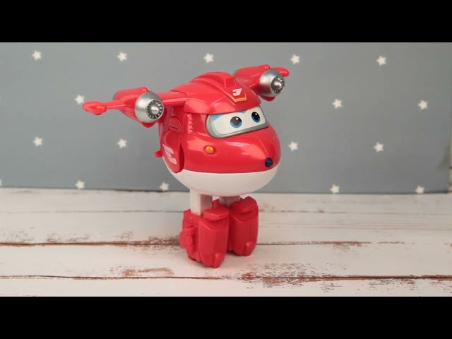 Фигурка-трансформер SUPER WINGS Джет с 3лет - видео