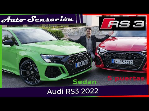 Audi rs3 2022 hatchback y Audi rs3 2022 sedan . El nuevo REY de los compactos ultradeportivos.