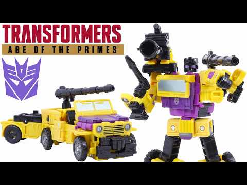 Transformers Age Of The Primes Voyager Class Combaticon Swindle Review (4K)
