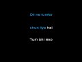 Dil Ne Tumko Jhankaar Beats Karaoke With Lyrics