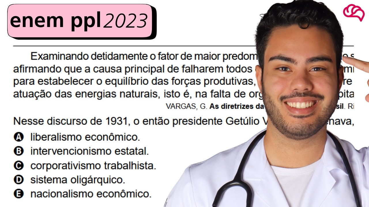 Resolução em Vídeo — Questão 60 ENEM 2023 PPL