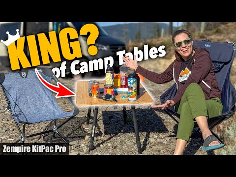 Outdoor Living Made EASY: The Perfect Portable CAMP Table! Zempire Kitpac Pro