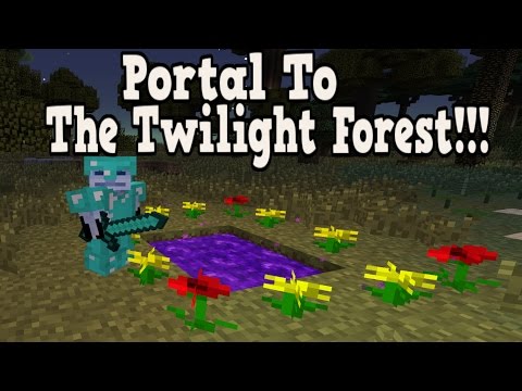 SmoothMarky - Minecraft How To Make A Portal To The Twilight Forest - Portal To The Twilight Forest!!!