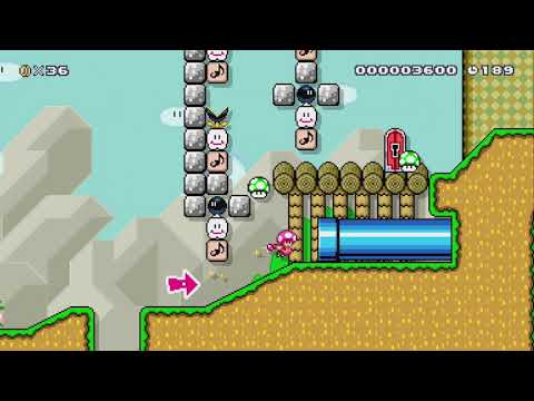 ♪ The Flight of Bumble Bee ♪ by off170 - Super Mario Maker 2 - No Commentary 1bx