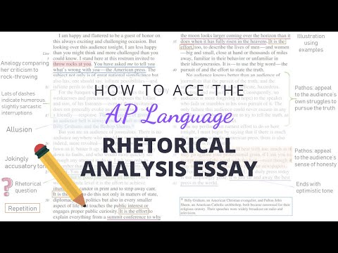 How to Ace the AP Language Rhetorical Analysis Essay | Annotate With Me