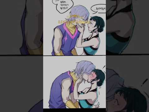 Kissing 😘💋🌚😵‍💫 // Zoey x Mystery 💞 // #kpopdemonhunters #edit #mimi #shorts #trending #new #mystery