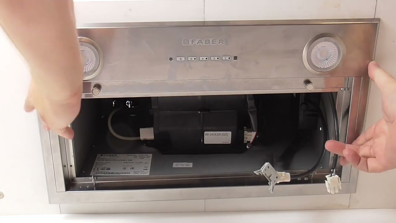 Faber Cooker Hoods - How to Install the Inca Lux 2.0 integrated cooker hood