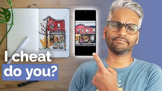 How to sketch from photos without being a cheater