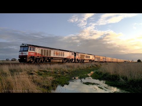SCT 5PM9 Freight Train With CSR Class Diesel Locomotives (1/8/2021) - PoathTV Australian Railways