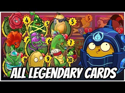 All Legendary Cards - Wall Knight Custom Strategy Deck| Plants vs Zombies Heroes Gameplay (1/22)