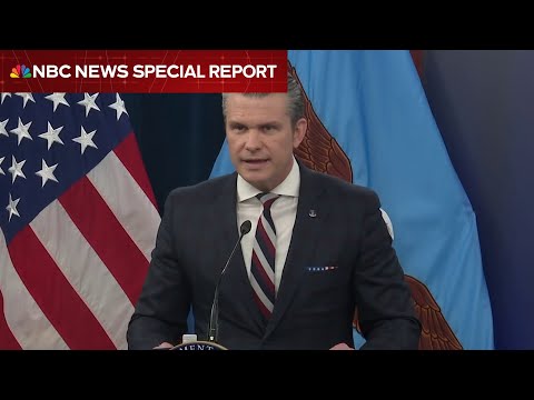 Special Report: Hegseth provides an update on Operation Epic Fury