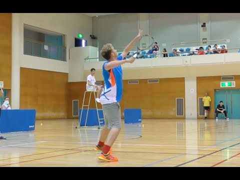 クロスミントンジャパンオープン2018 オープンシングルス決勝1  CROSSMINTON